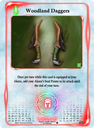 Woodland Daggers (77) (SWKE) - Akora TCG Single