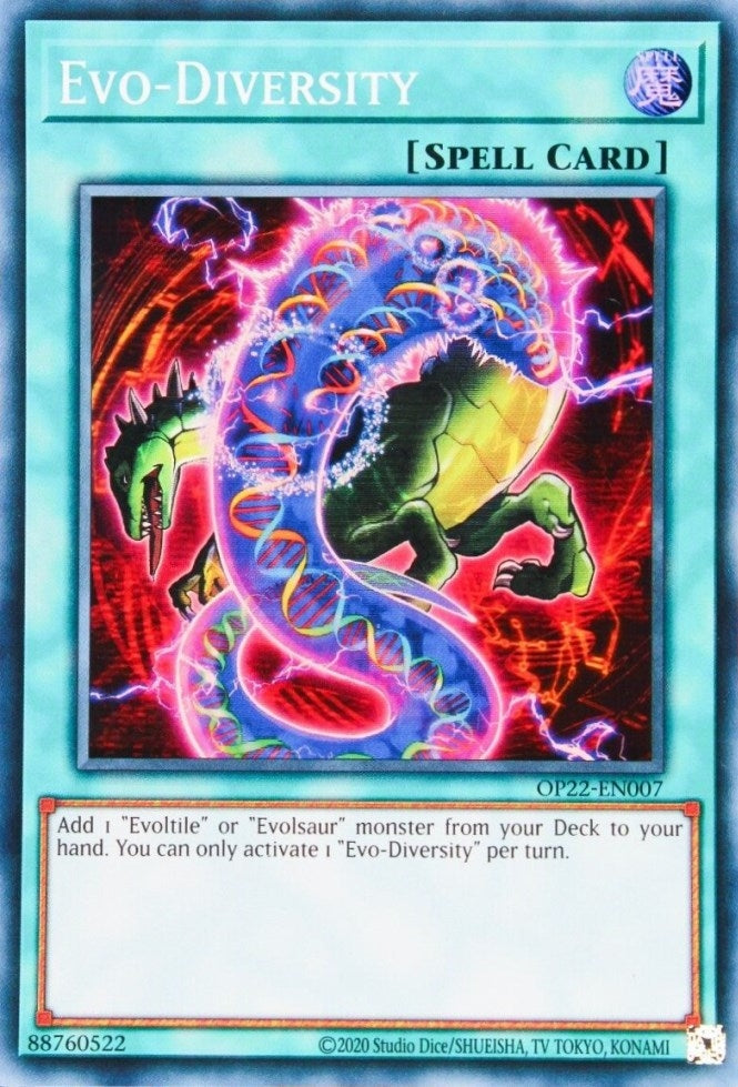 Evo-Diversity (22007) (OP22) - YuGiOh Single