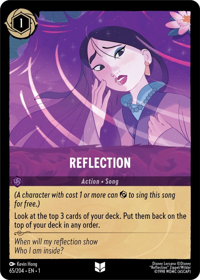 Reflection (65) (1) - Disney Lorcana Single