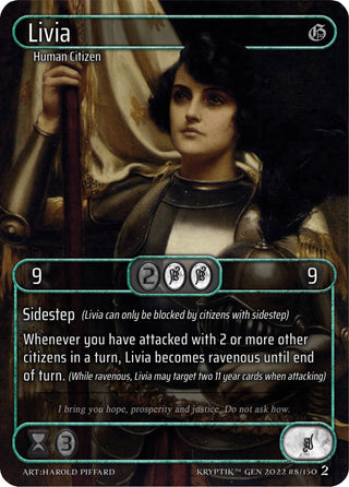 Livia (Box Topper) (8) - Kryptik TCG Single