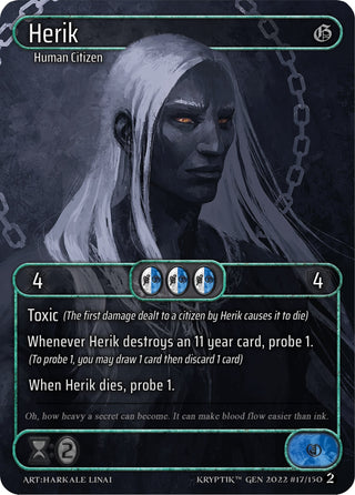 Herik (Box Topper) (17) - Kryptik TCG Single