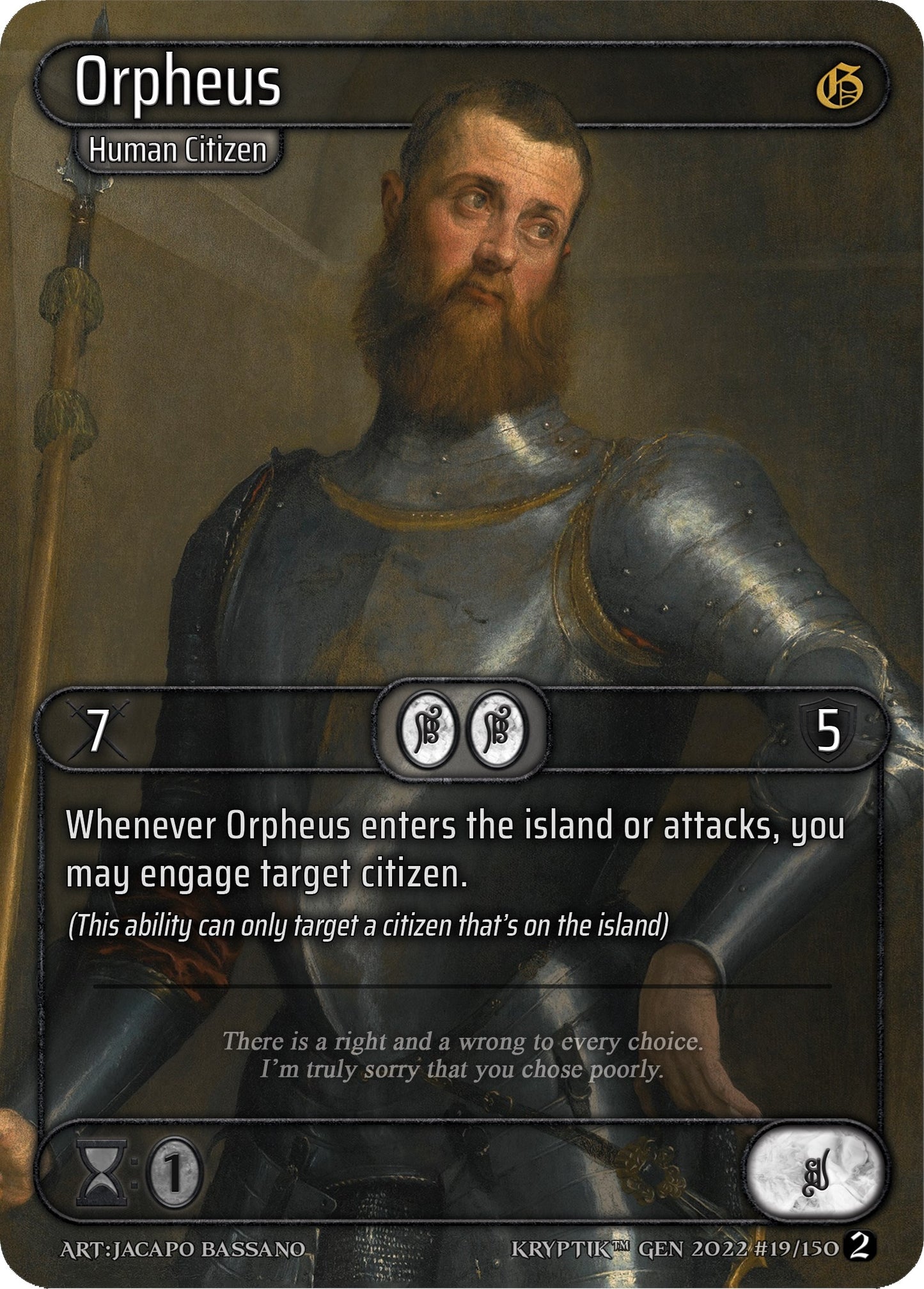 Orpheus (19) - Kryptik TCG Single