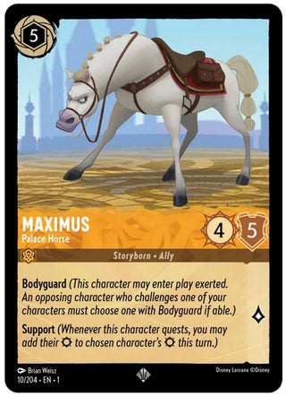 Maximus - Palace Horse (10) (1) - Disney Lorcana Single