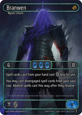 Branwen (Box Topper) (67) - Kryptik TCG Single