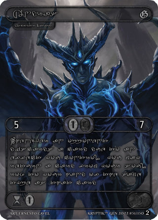 Andras (Silver Kryptik Language) (51) - Kryptik TCG Single
