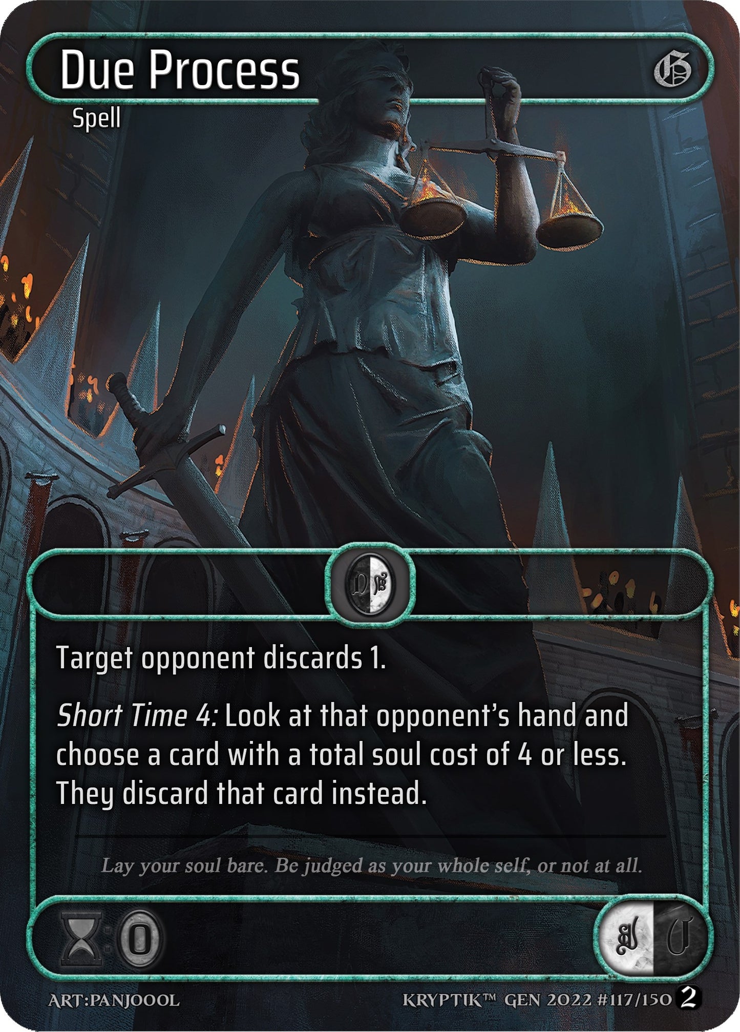 Due Process (Box Topper) (117) - Kryptik TCG Single