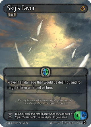 Sky’s Favor (119) - Kryptik TCG Single