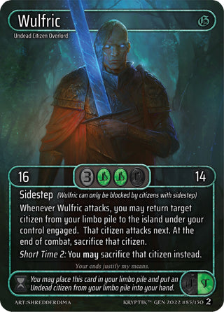 Wulfric (Box Topper) (85) - Kryptik TCG Single