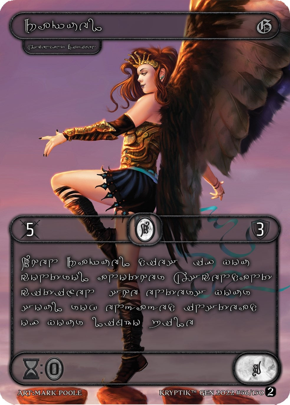 Raquel (Silver Kryptik Language) (56) - Kryptik TCG Single