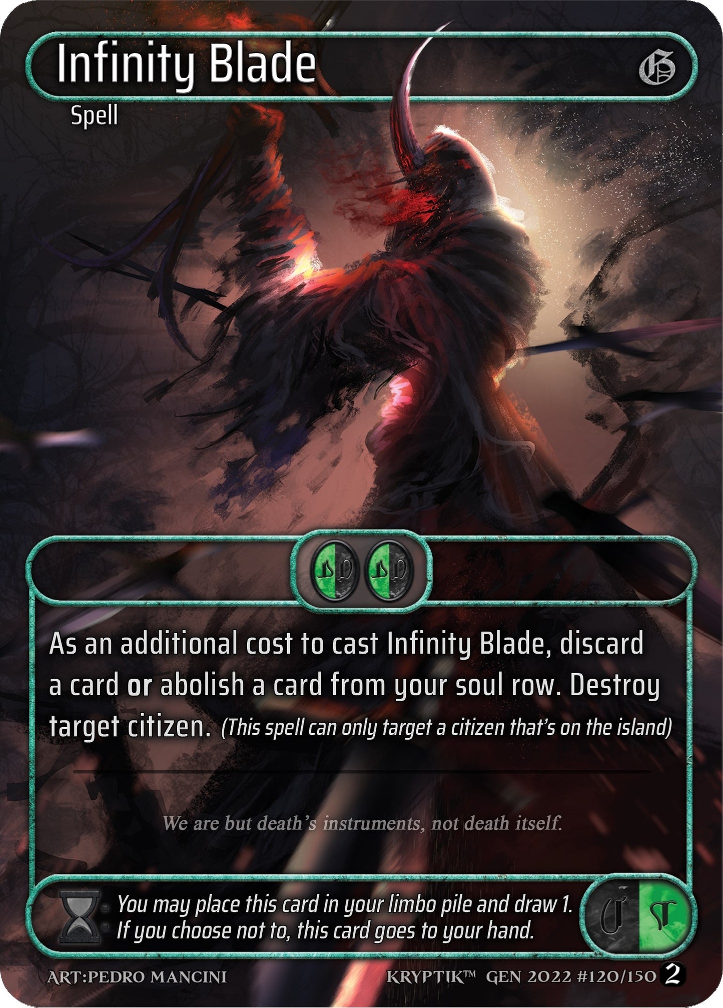 Infinity Blade (Box Topper) (120) - Kryptik TCG Single