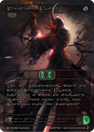 Infinity Blade (Silver Kryptik Language) (120) - Kryptik TCG Single