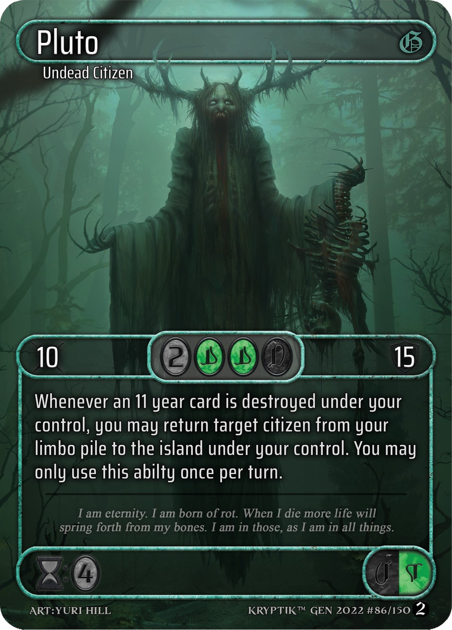 Pluto (Box Topper) (86) - Kryptik TCG Single