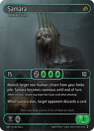 Samara (Box Topper) (87) - Kryptik TCG Single