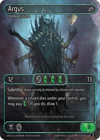 Argus (Box Topper) (88) - Kryptik TCG Single