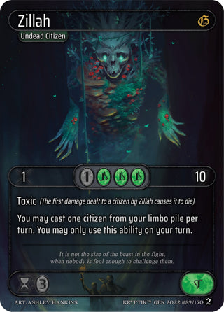 Zillah (89) - Kryptik TCG Single