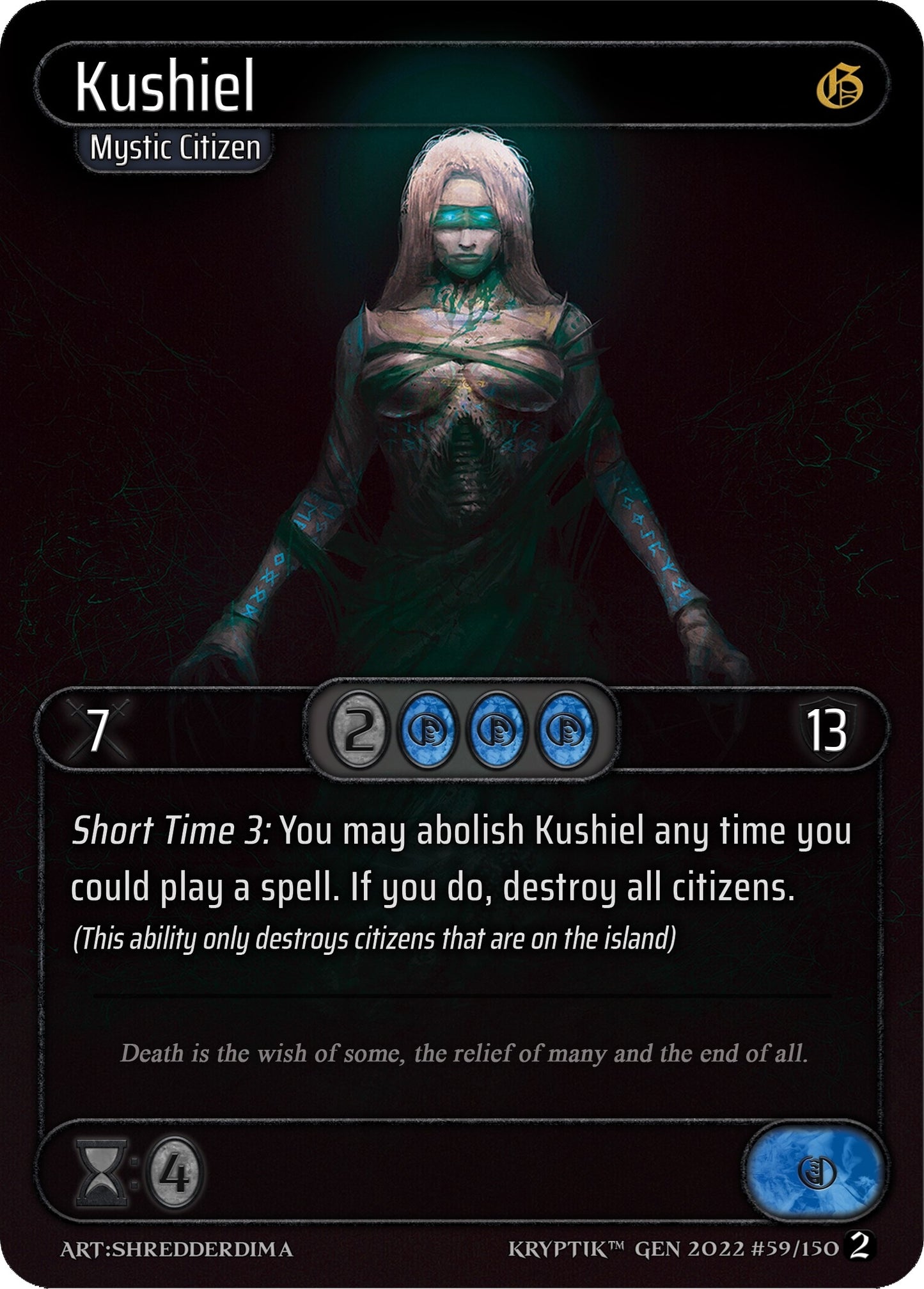 Kushiel (59) - Kryptik TCG Single