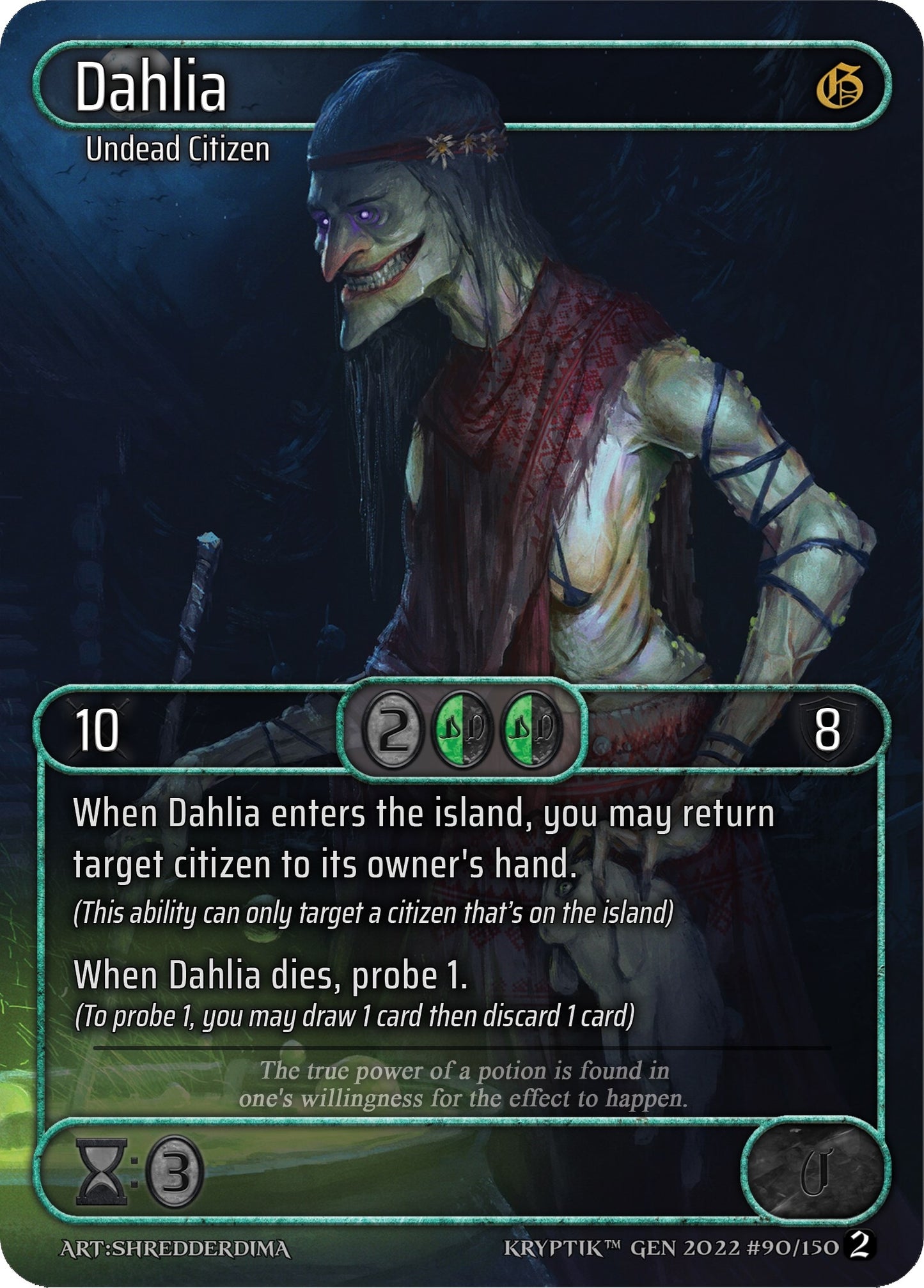 Dahlia (Box Topper) (90) - Kryptik TCG Single