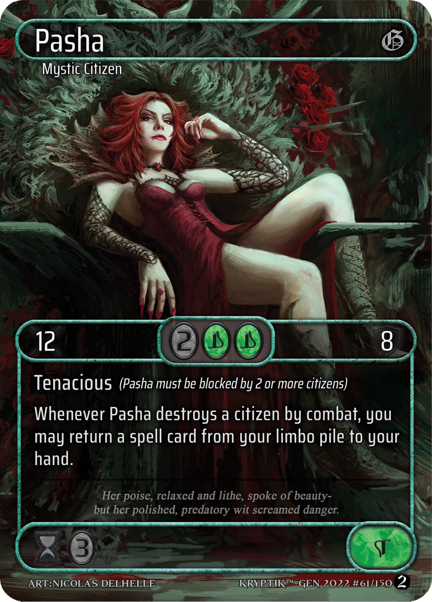 Pasha (Box Topper) (61) - Kryptik TCG Single