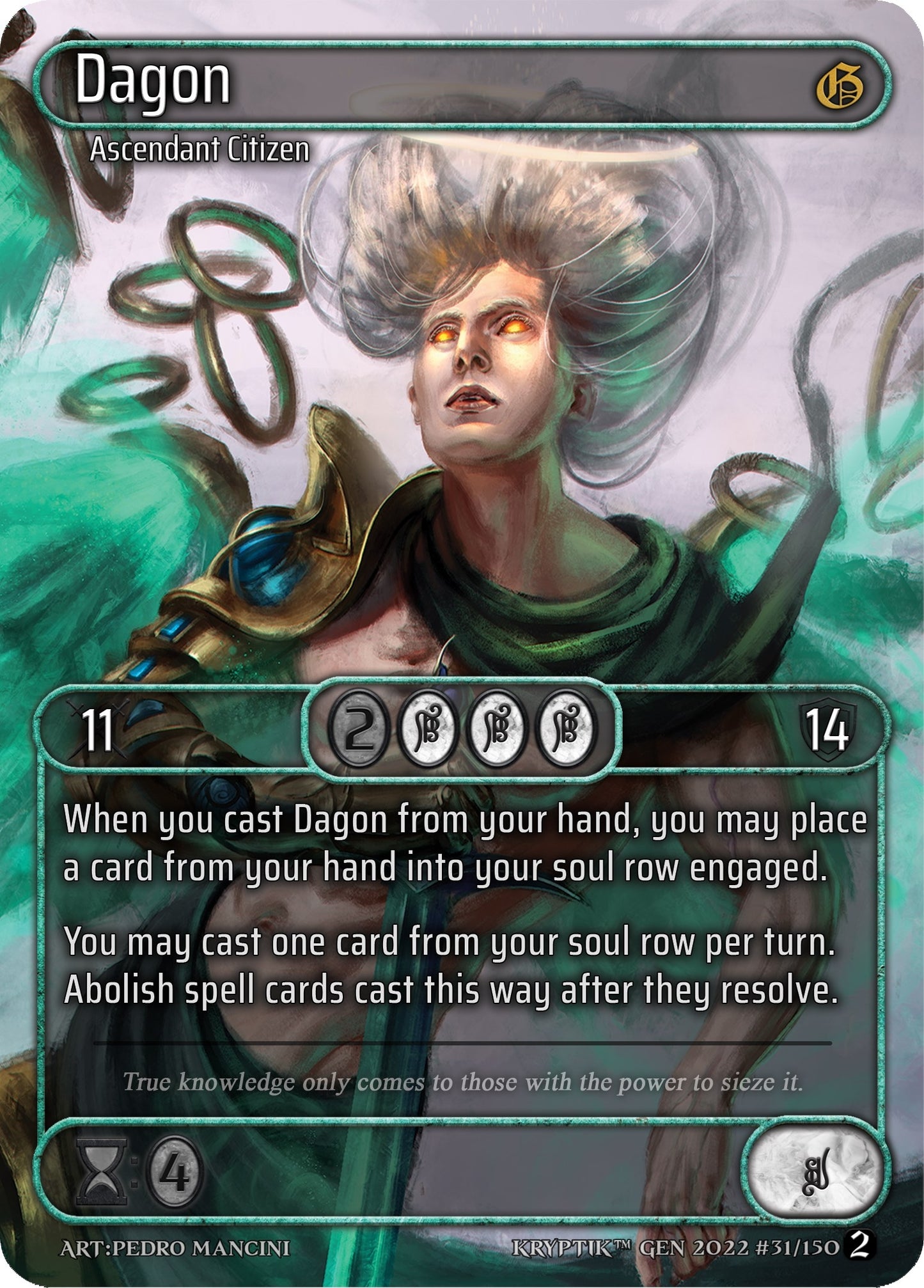 Dagon (Box Topper) (31) - Kryptik TCG Single