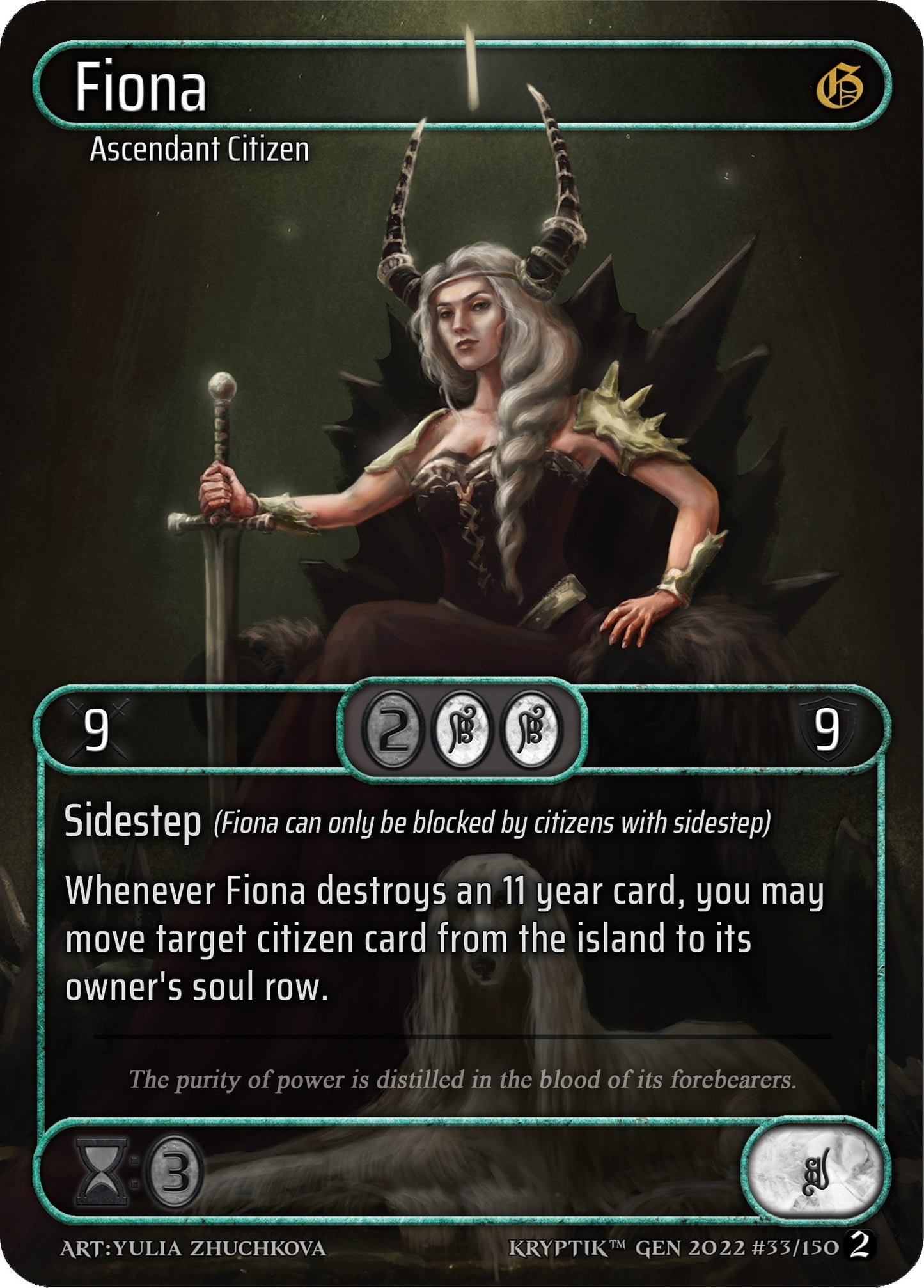 Fiona (Box Topper) (33) - Kryptik TCG Single
