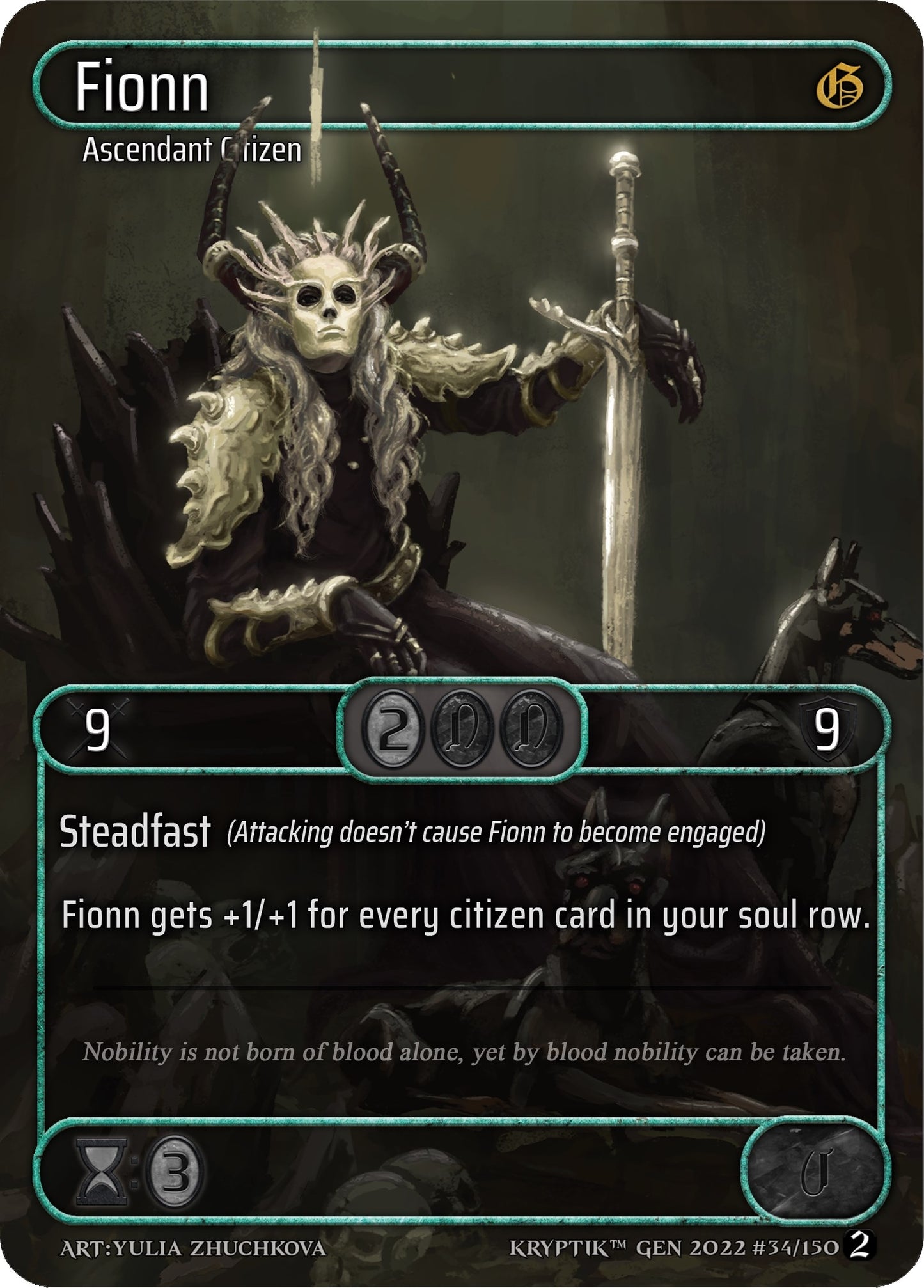 Fionn (Box Topper) (34) - Kryptik TCG Single