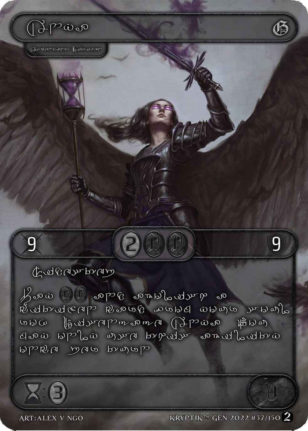 Anya (Silver Kryptik Language) (37) - Kryptik TCG Single