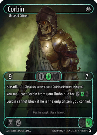 Corbin (Box Topper) (101) - Kryptik TCG Single