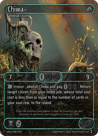 Chiwa (Box Topper) (102) - Kryptik TCG Single