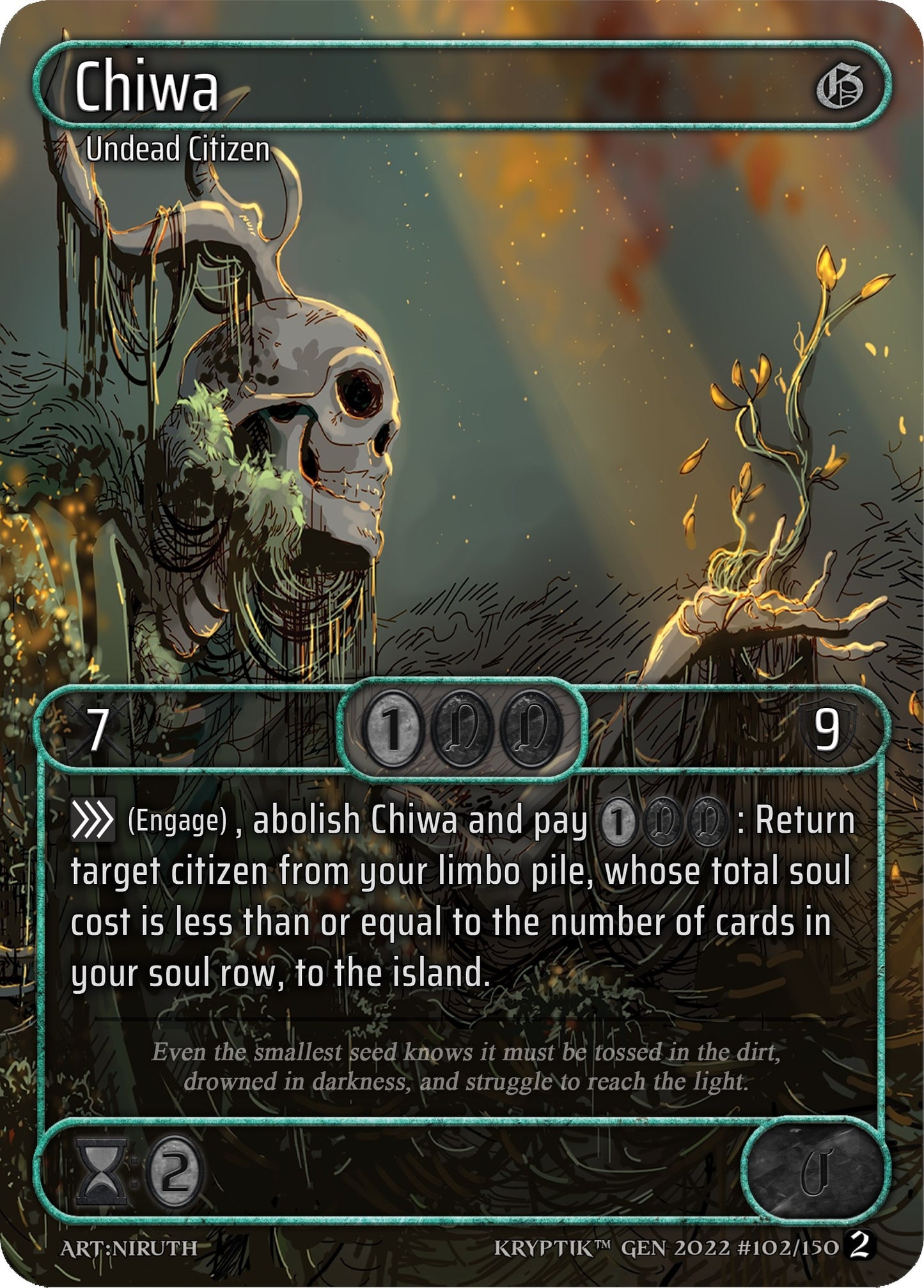 Chiwa (Box Topper) (102) - Kryptik TCG Single