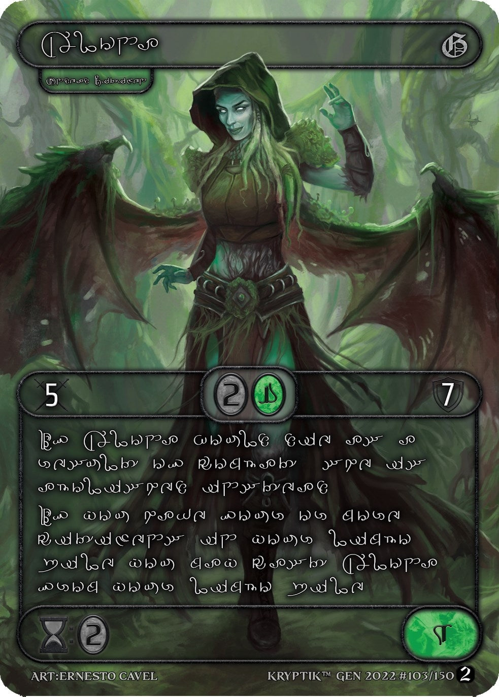 Alona (Silver Kryptik Language) (103) - Kryptik TCG Single