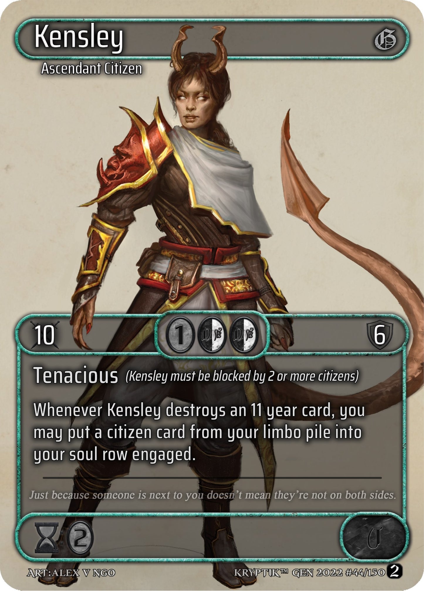 Kensley (Box Topper) (44) - Kryptik TCG Single