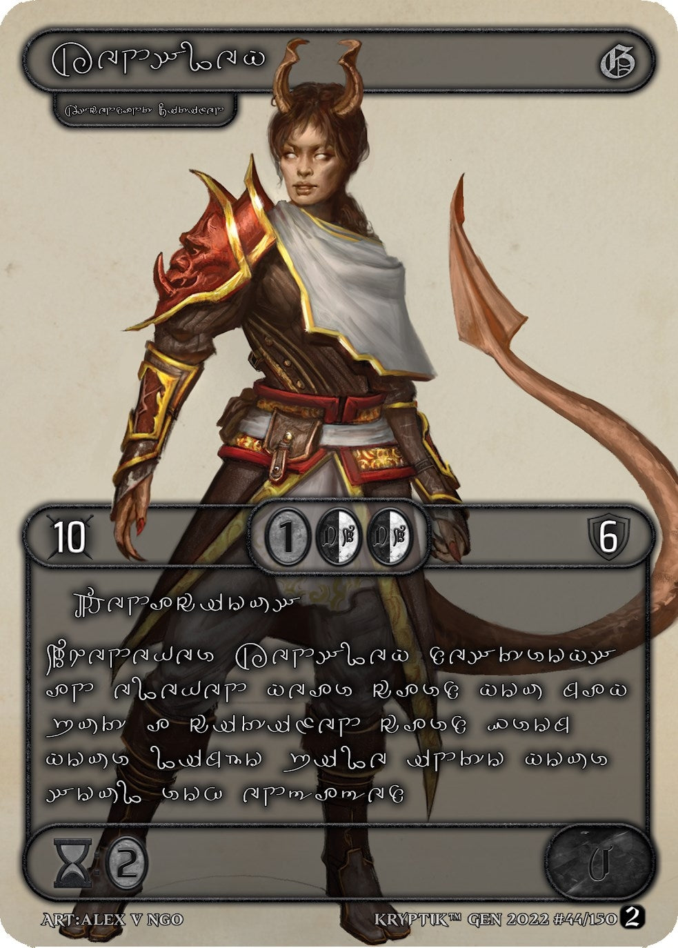 Kensley (Silver Kryptik Language) (44) - Kryptik TCG Single