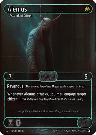 Alemus (Box Topper) (47) - Kryptik TCG Single