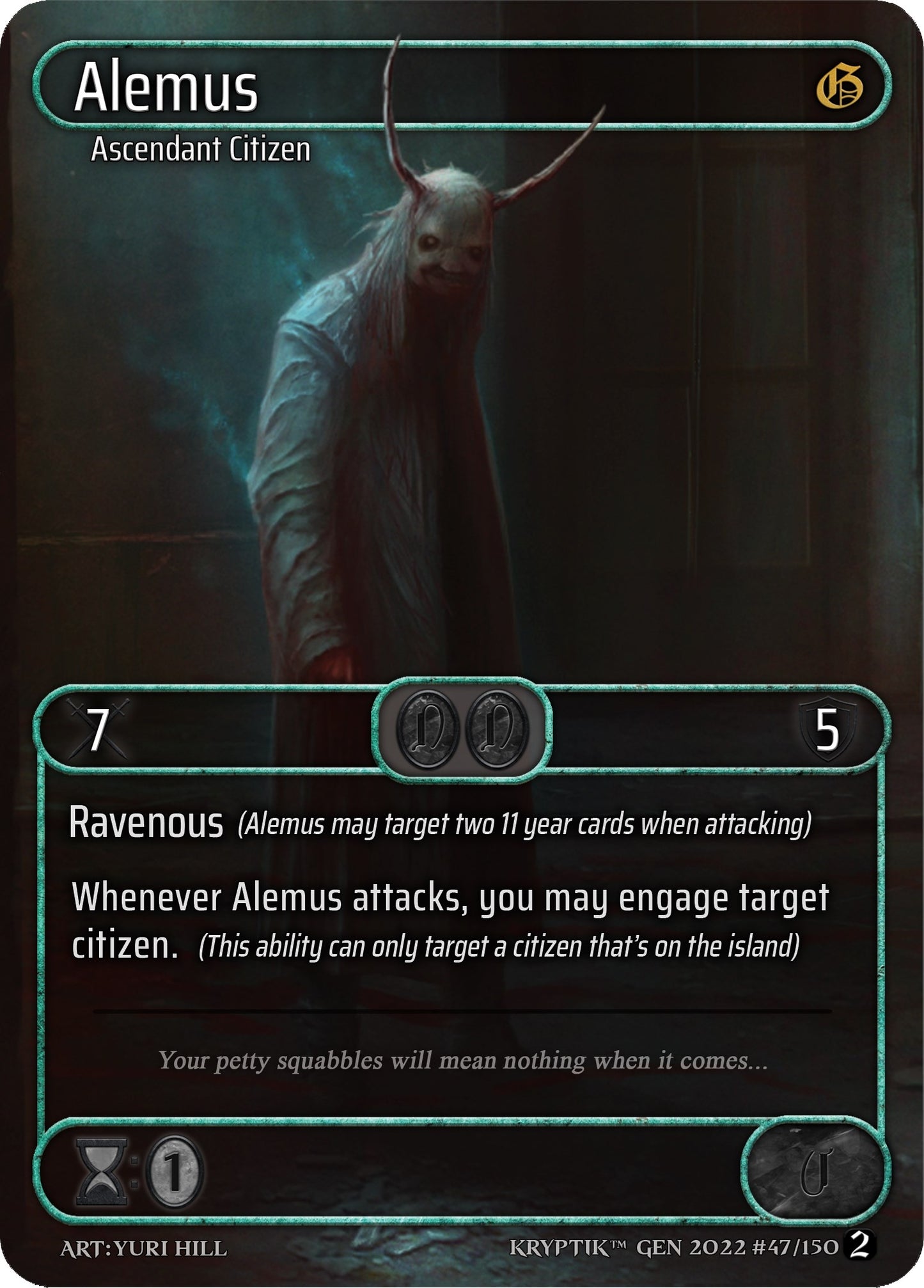 Alemus (Box Topper) (47) - Kryptik TCG Single