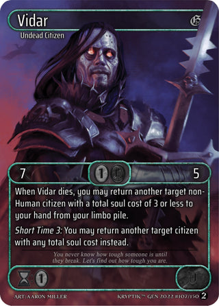 Vidar (Box Topper) (107) - Kryptik TCG Single