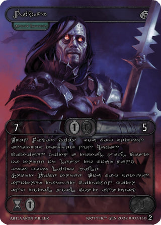 Vidar (Silver Kryptik Language) (107) - Kryptik TCG Single