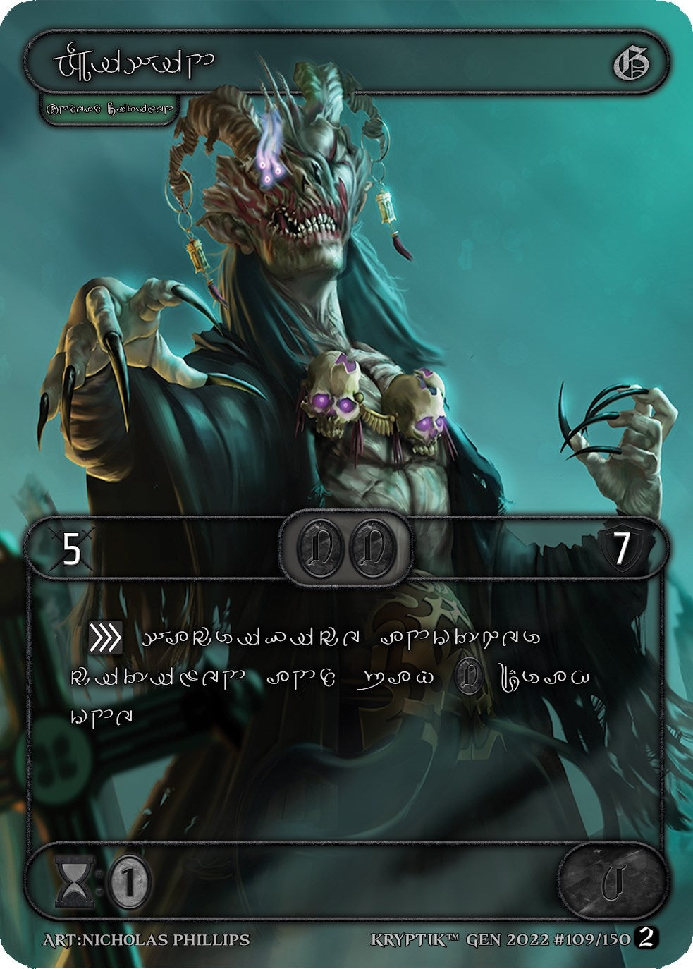 Oisin (Silver Kryptik Language) (109) - Kryptik TCG Single