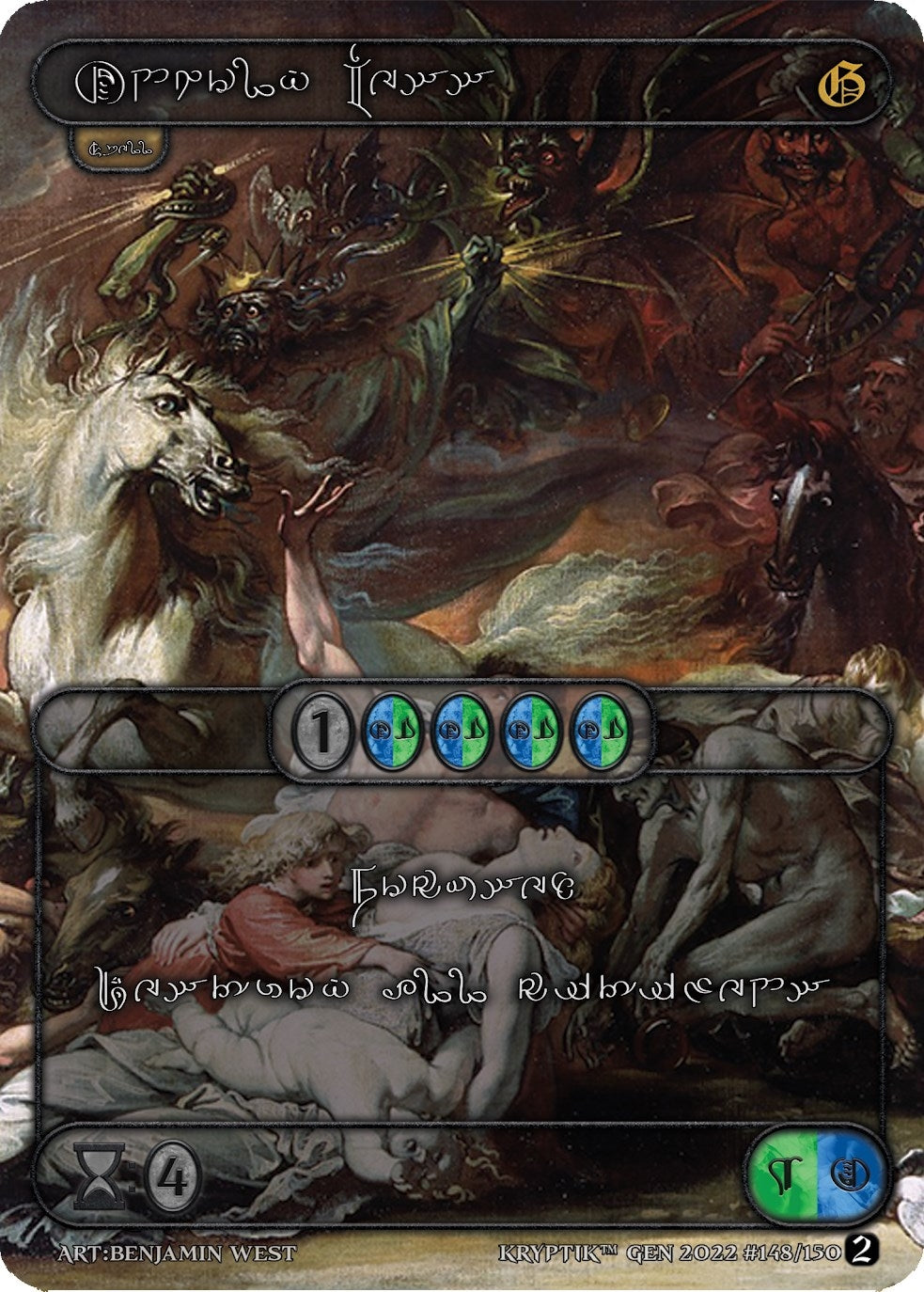 Unholy Mess (Silver Kryptik Language) (148) - Kryptik TCG Single