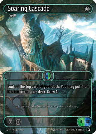 Soaring Cascade (Box Topper) (113) - Kryptik TCG Single