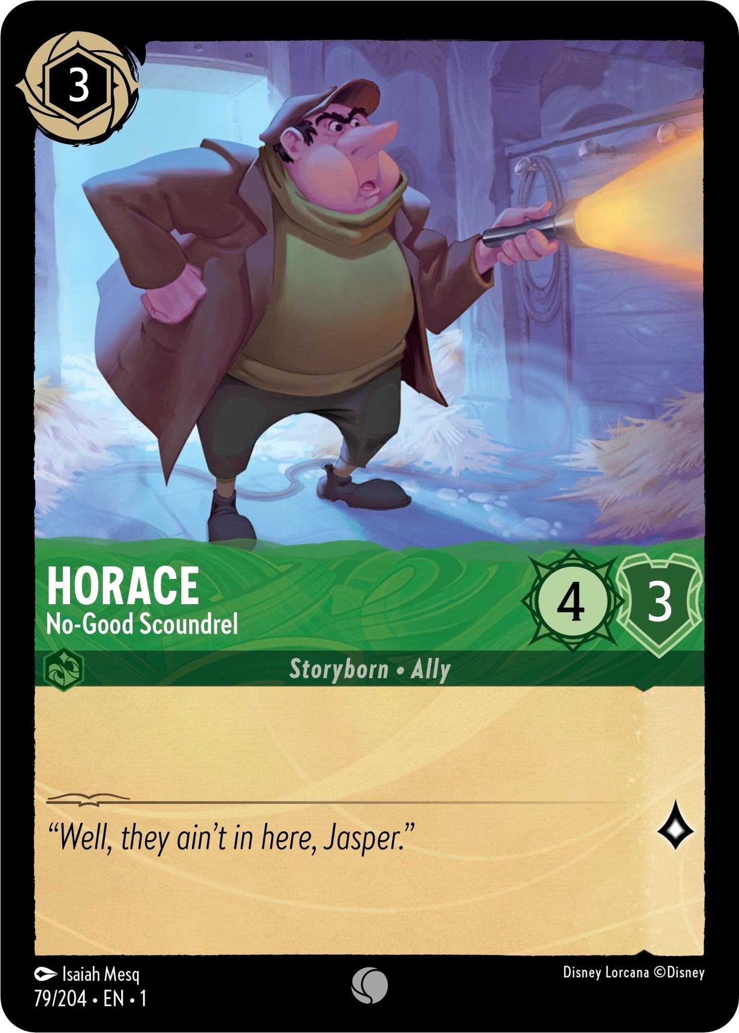 Horace - No-Good Scoundrel (79) (1) - Disney Lorcana Single