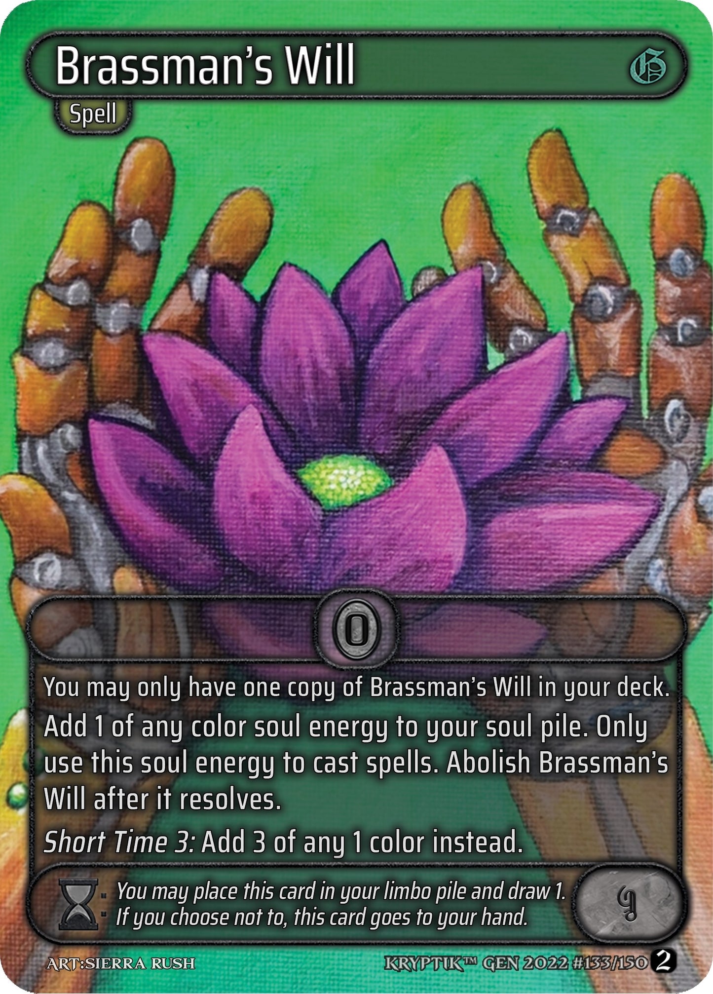 Brassman’s Will (133) - Kryptik TCG Single