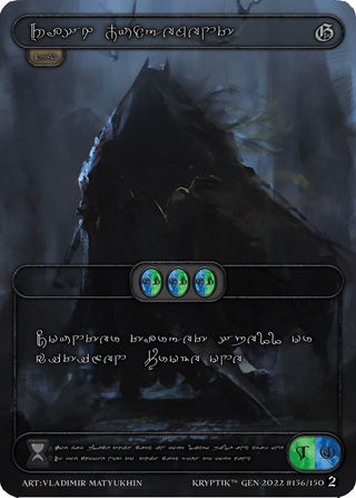 Rash Judgment (Silver Kryptik Language) (136) - Kryptik TCG Single