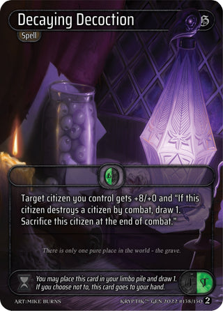 Decaying Decoction (138) - Kryptik TCG Single