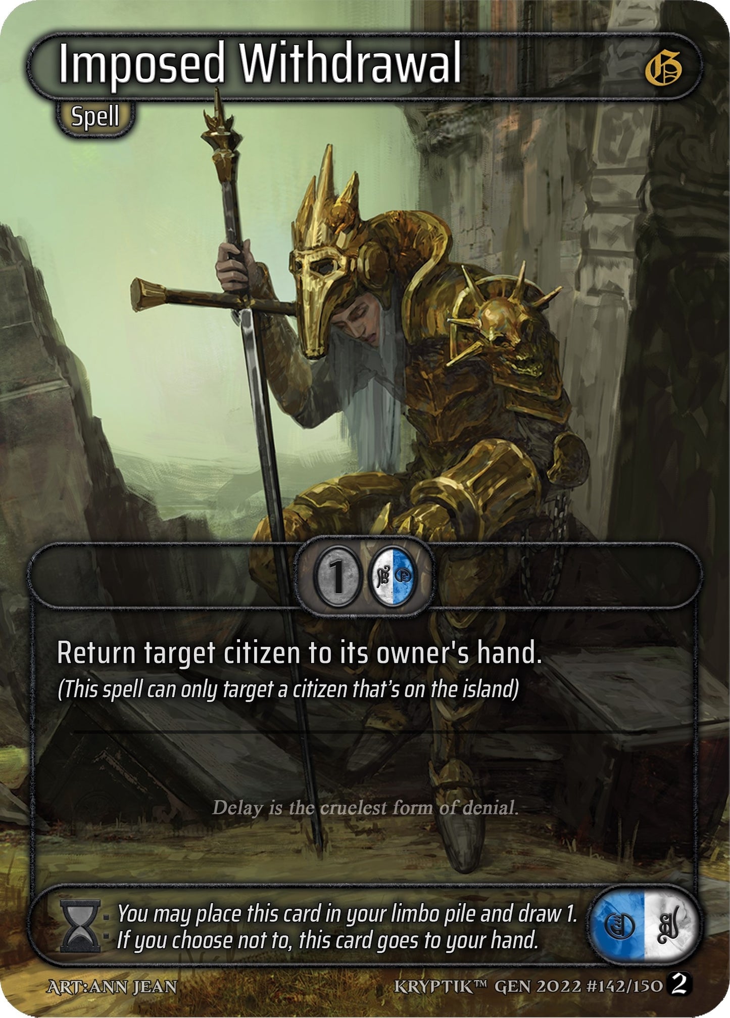 Imposed Withdrawal (142) - Kryptik TCG Single
