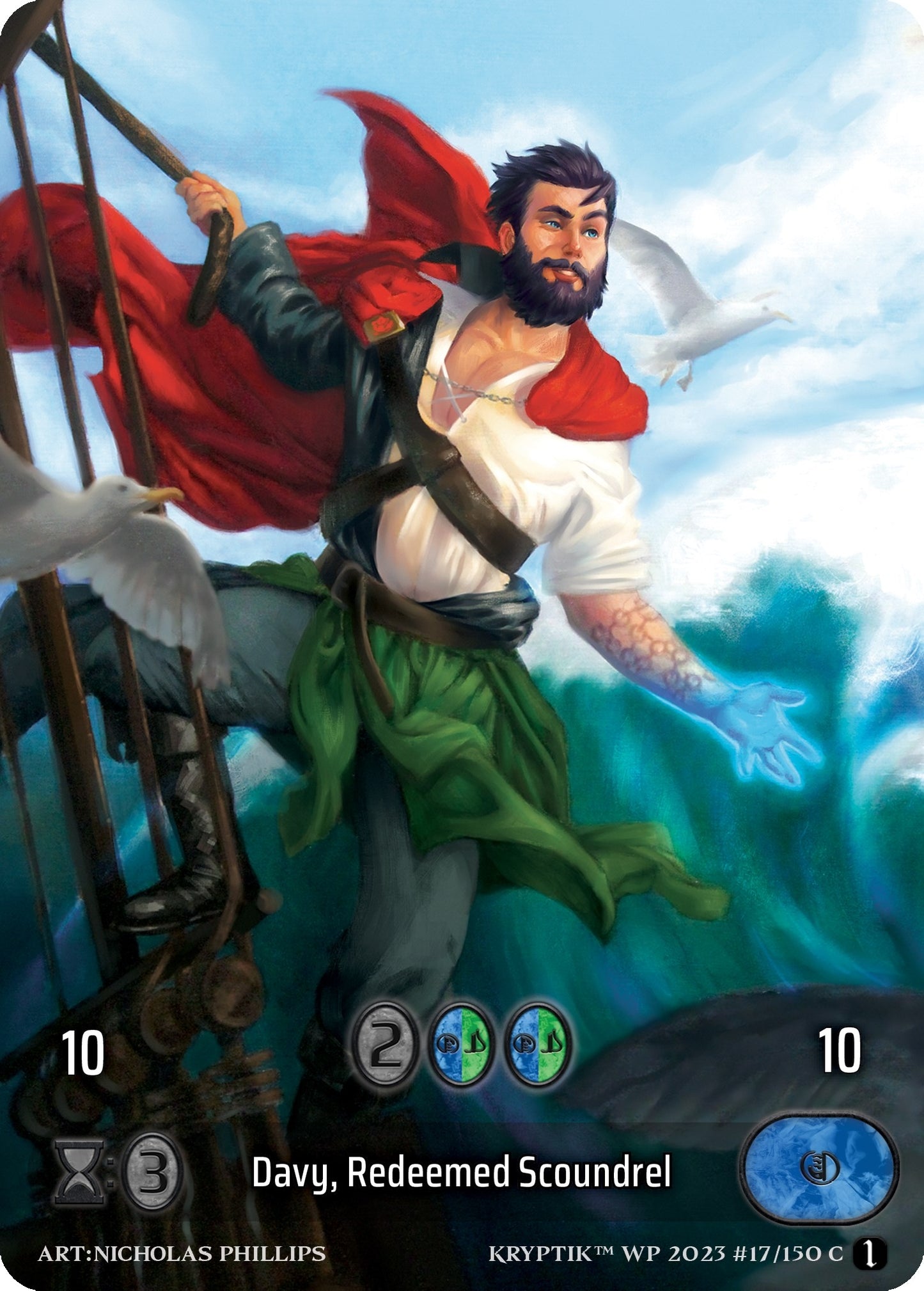 Davy Redeemed Scoundrel (Box Topper) (17) - Kryptik TCG Single