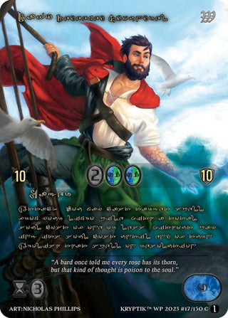Davy Redeemed Scoundrel (Gold Kryptik Language) (17) - Kryptik TCG Single