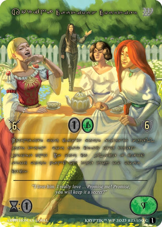 Korina Cautious Courtier (Gold Kryptik Language) (25) - Kryptik TCG Single