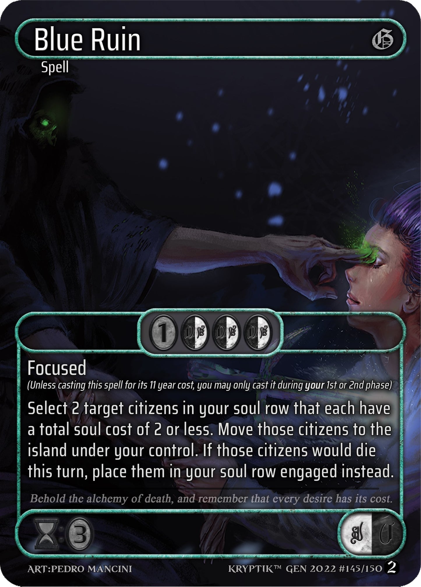 Blue Ruin (Box Topper) (145) - Kryptik TCG Single