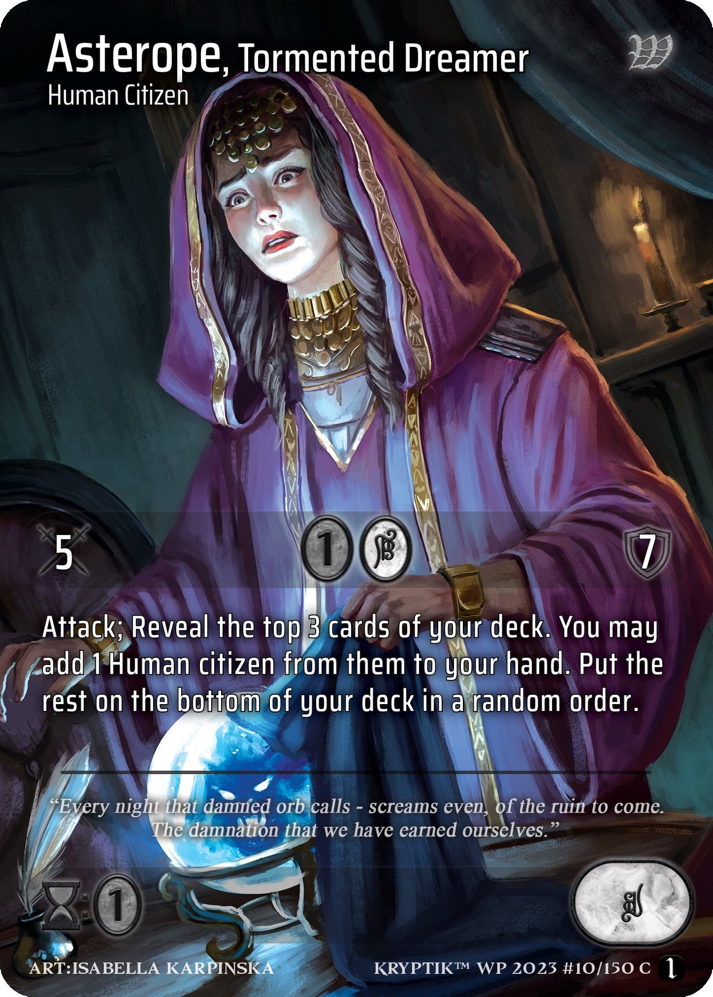 Asterope Tormented Dreamer (10) - Kryptik TCG Single