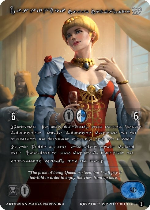Cassandra Savvy Socialite (Silver Kryptik Language) (11) - Kryptik TCG Single